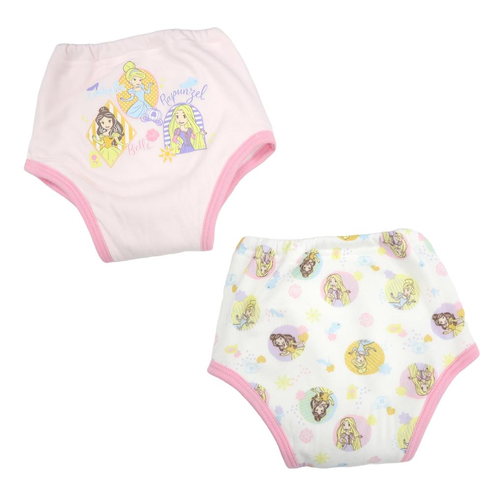 Takihyo Disney Minnie & Princess Training Pants, 6-Layer, Set of 2, Kids' Size 215105374, Princess '25, Size 80