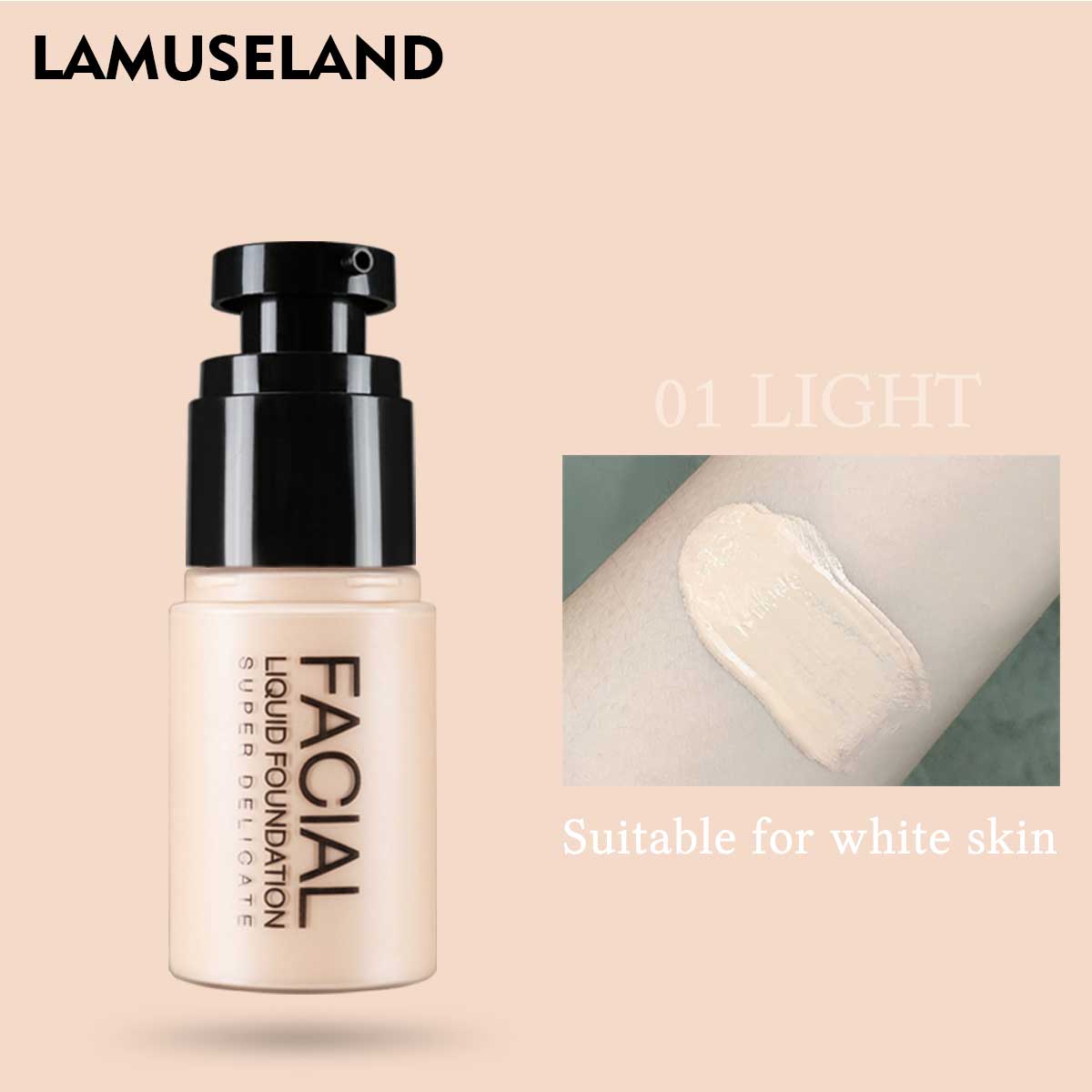 

LAMUSELAND 4 цвета бархатная жидкая основа для лица основа для макияжа крем для лица основа