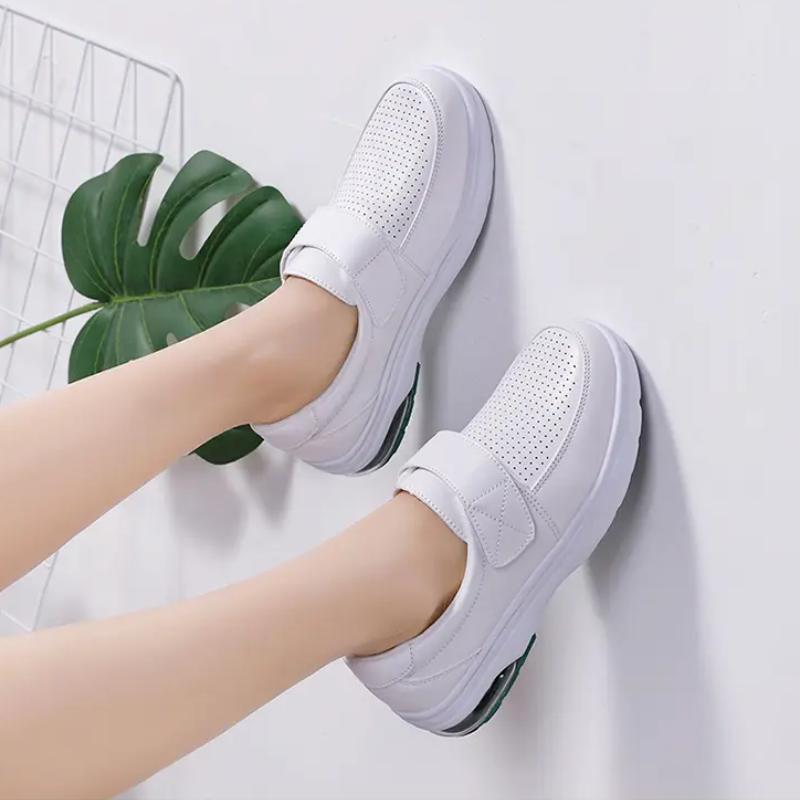 Sneakers Frau Krankenschwestern Clogs Schuhe - Krankenpflege Frauen Sommerschuh Weiblich Gesundheit Arbeit Flach Gehen Weich Rutschfest Krankenhaus Krankenschwester