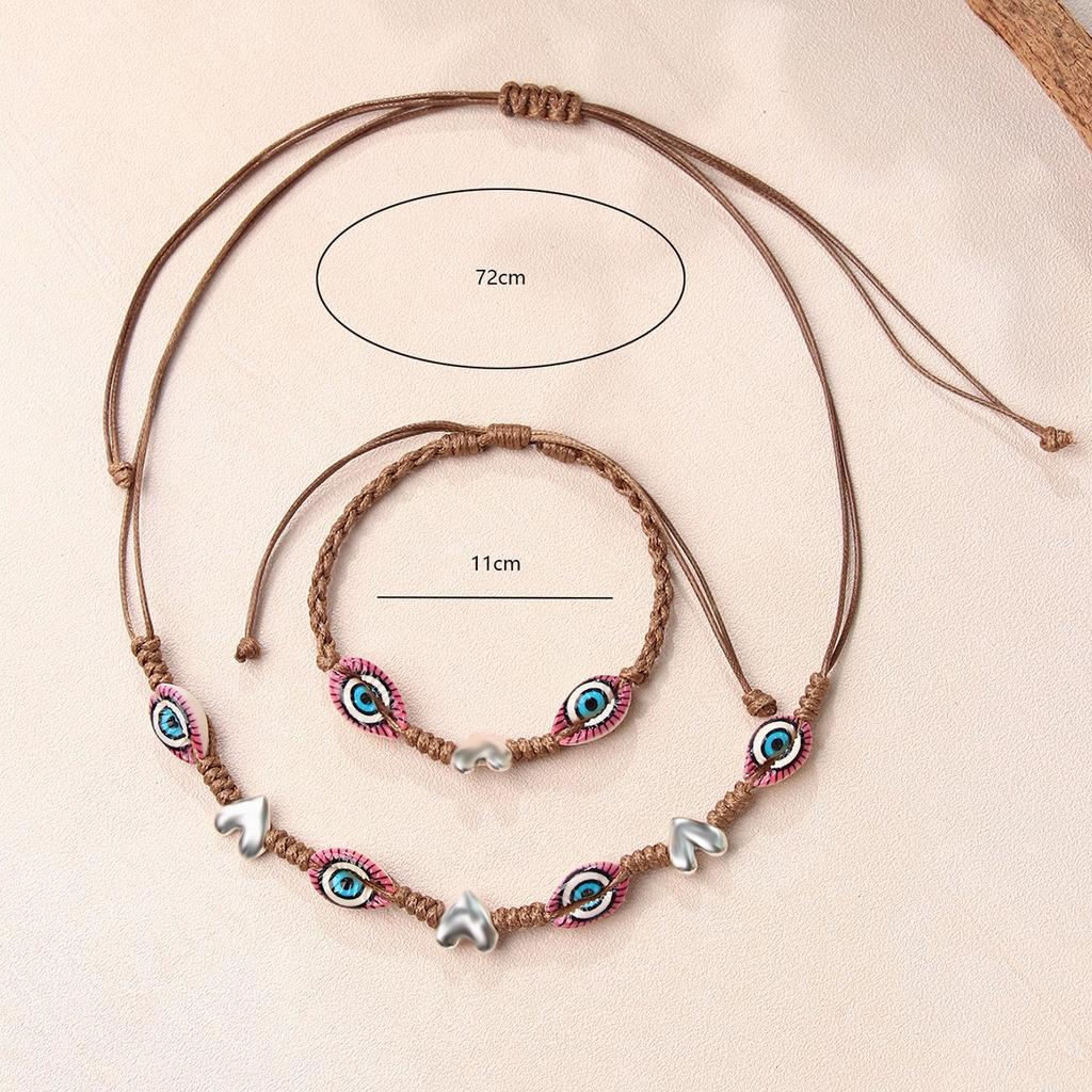 Vintage Round Leather Cord Pendant Necklace With Unique Fingerprint Design Bohemian Statement Jewelry For Women