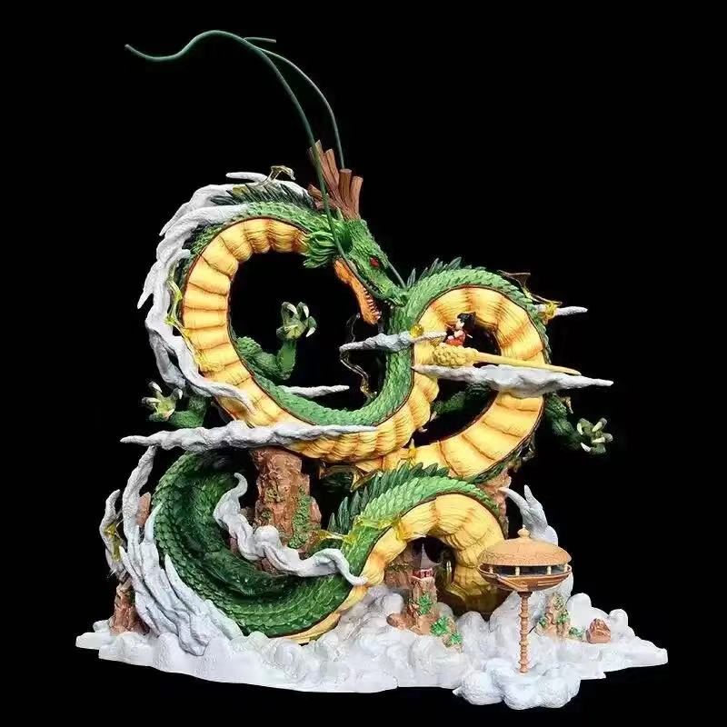 Anime Dragon Ball Z Figure Shenron With Kid Goku Figurine PVC Action Figures Shenlong Collectible Model Statue Toys Gift