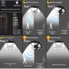 Outdoor Solar LED Pendant Light for Balcony, Pavilion, Terrace, Shed, Garage, and Courtyard.