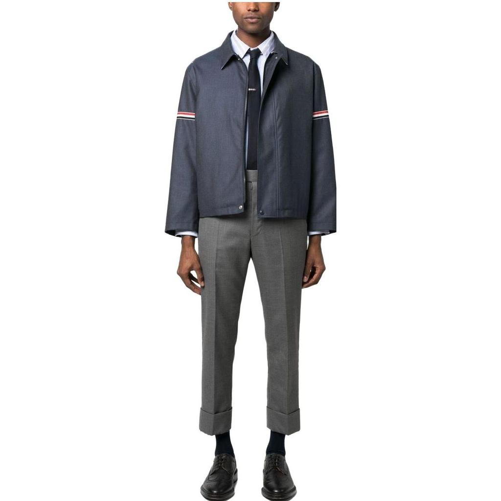 THOM BROWNE Stripe Detailed Button-Up Shirt MWL301A-F0352-480