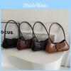 Stylish Minimalist Ins Small Batch Bag Pu Material Street Fashion Shoulder Bag 2023 Winter New Bag