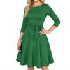 Women's Cocktail Dresses 3/4 Sleeve Vintage Wedding Guest Dress