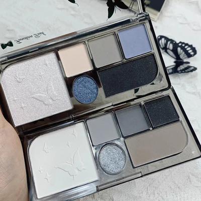 Eye Shadow Palette 6 Colors Shimmery Matte Natural Nude Long Lasting Waterproof High Pigmented Women Contouring Blush Palette Eye Makeup Supplies