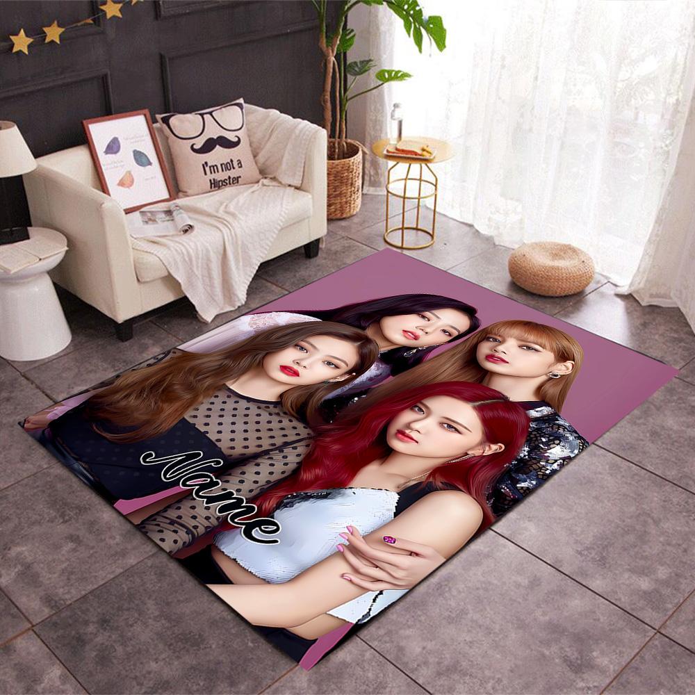 Royal Glamour Squad Customizable Name Floor Mat Suitable for Dormitory Hallway Outdoor Game Room Anti-slip Rug Decorate Offices Spiritual Gift