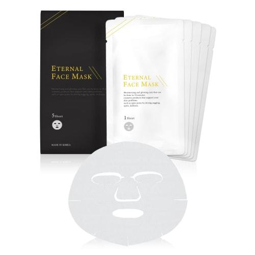 

[Contains 27ml of serum in 1 mask] Face pack, sheet mask, individually wrapped human stem cells, hyaluronic acid, eternal face mask (1 box/5 pieces)