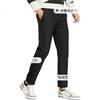 DANCING WOLVES [Fleece-Lined for Warmth] Autumn And Winter Fashion Business Commute Wear-Resistant Warm Men's Casual Pants, 001 Black, Size 31