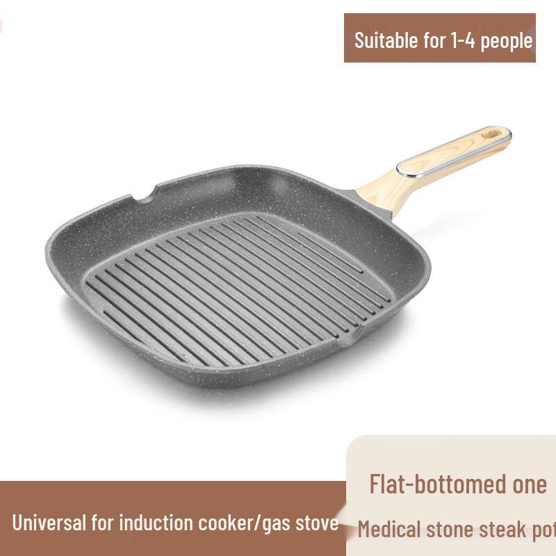 3-in-1 Divided Non-stick Breakfast Frying Pan