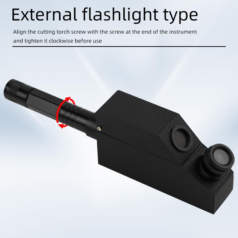 1.30 ~ 1.81RI Gem Refractometer Ruby Jade Diamond Jewelry Refracto Meter Professional Appraisal Tools with Refracting Oil Light