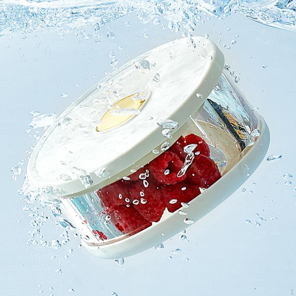 Insulated Lunch Box ,High Borosilicate Glass Leakproof Kitchen Microwave Large Capacity