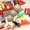 Non-Toxic 19 Pcs Bbq Barbecue Toys Children'S Family Toy Barbecue Stall Paren Child Game