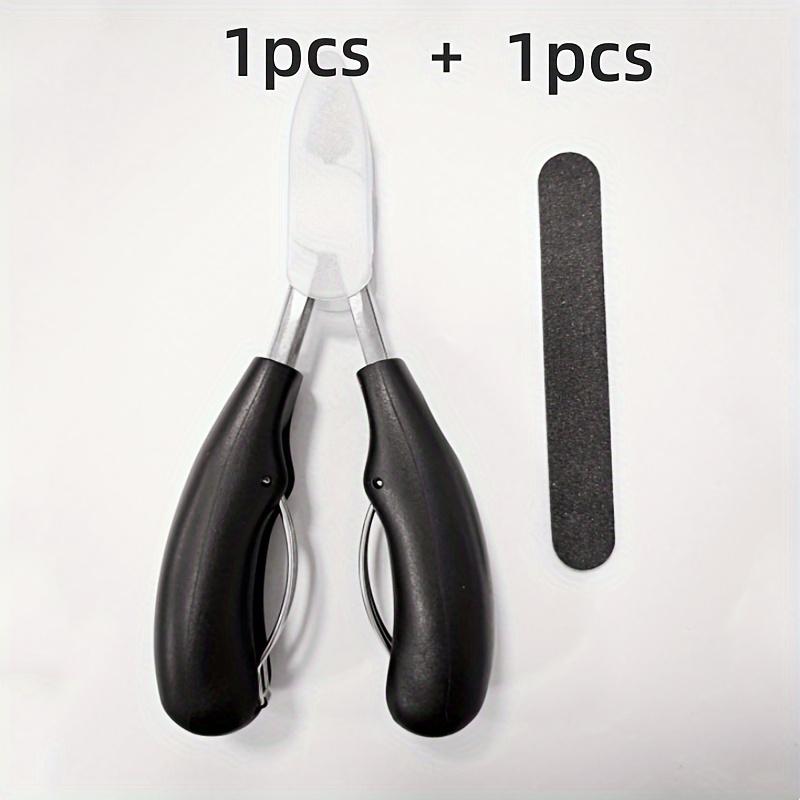 Professional Grade Concave Stainless Steel Nail Clippers for Thick Nails and Ingrown Toenails Sharp Curved Blade for Easy Trimmi