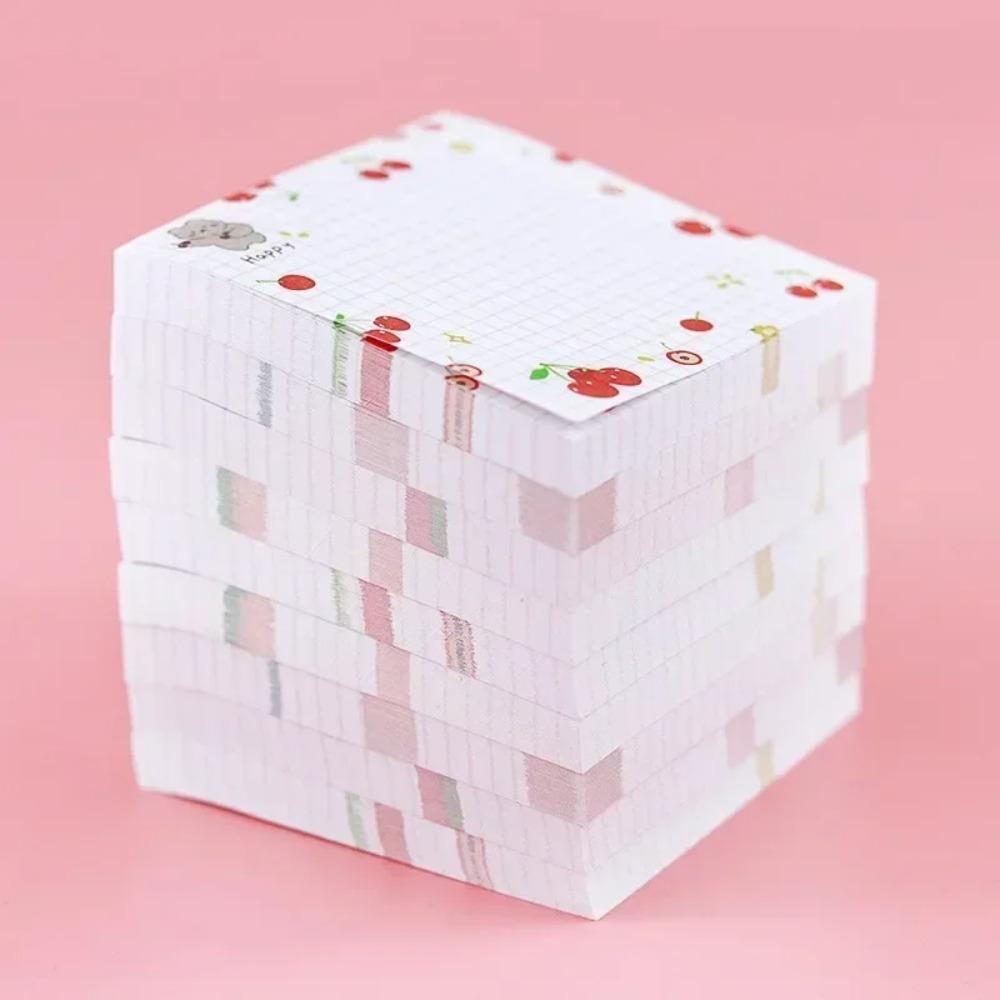 80 Pcs/pack Kawaii Animals and Fruits Sticky Notes Memo Pad To Do List Cute Journaling Supplies Planner Sticker Deco