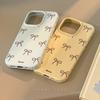 Ins Wind Full Screen Bow Apple 17pro Max Mobile Phone Case Iphone15 Suitable for 14 Soft Cover 16 Korean 12