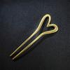 Einfacher Metall U-Form Haarnadel Ponytail Halter Silber Gold Farbe Haarspangen Französische Haarnadel Für Frauen Frisur Haaraccessoires