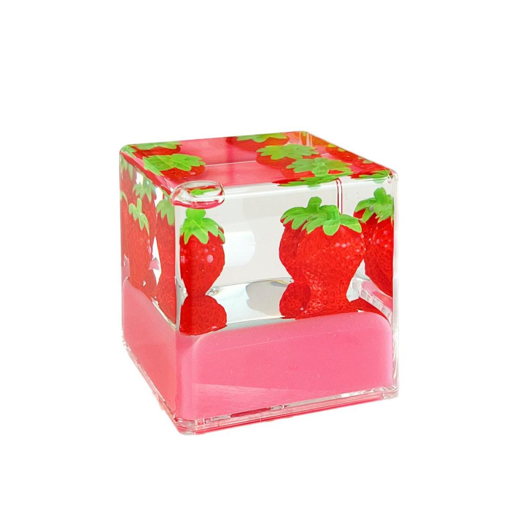 Acrylic Cartoon God of Wealth Figurine with Wobbly Sand Display
