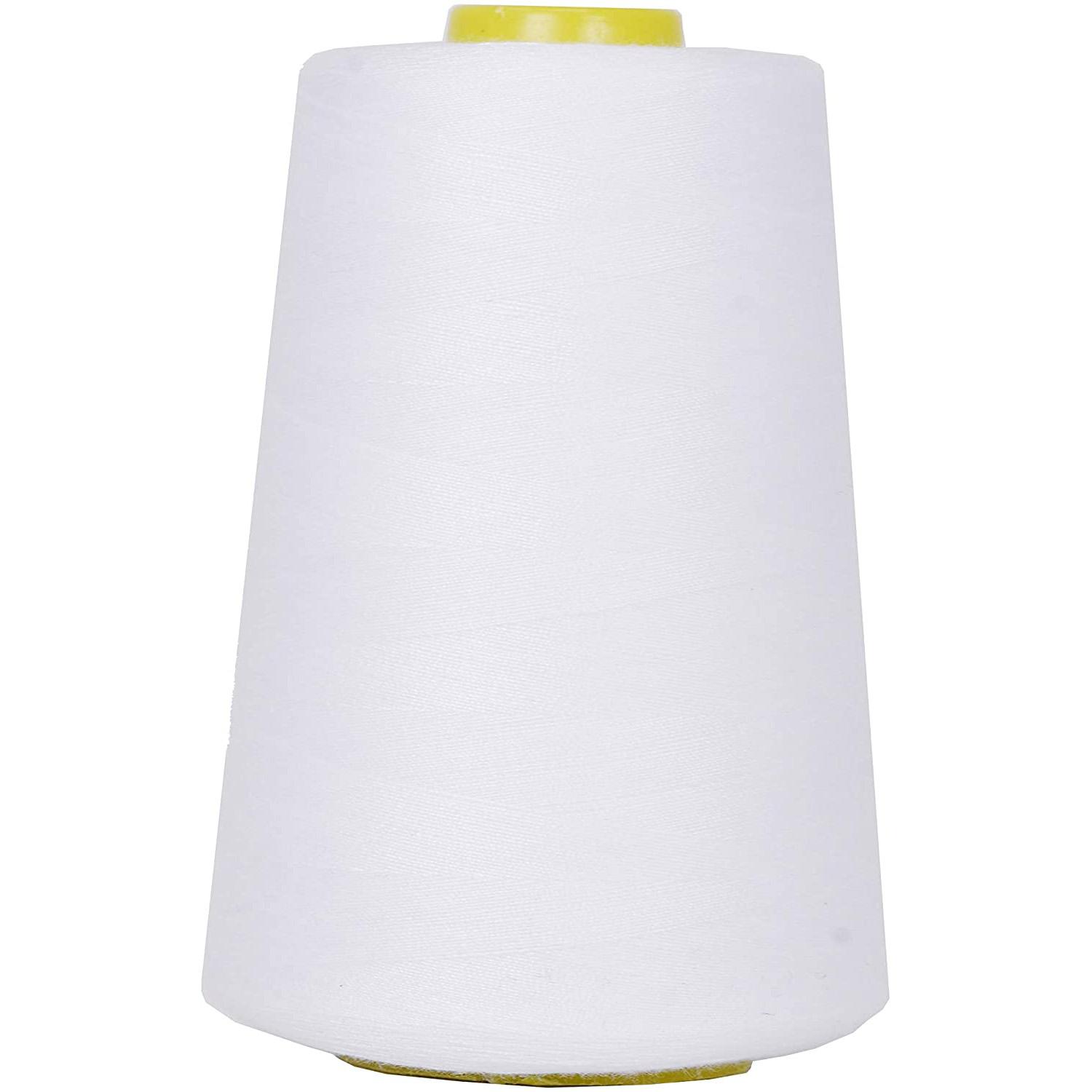 

Высокоскоростная швейная нить 3000 ярдов, полиэстеровая швейная нить, ручная линия, 402 нить для вышивания белый