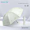 Paradise Umbrella 2026 New Model Official Genuine Dual-Use Sun and Rain Umbrella with Uv Protection, Black Coating, Manual Folding Women's Umbrella