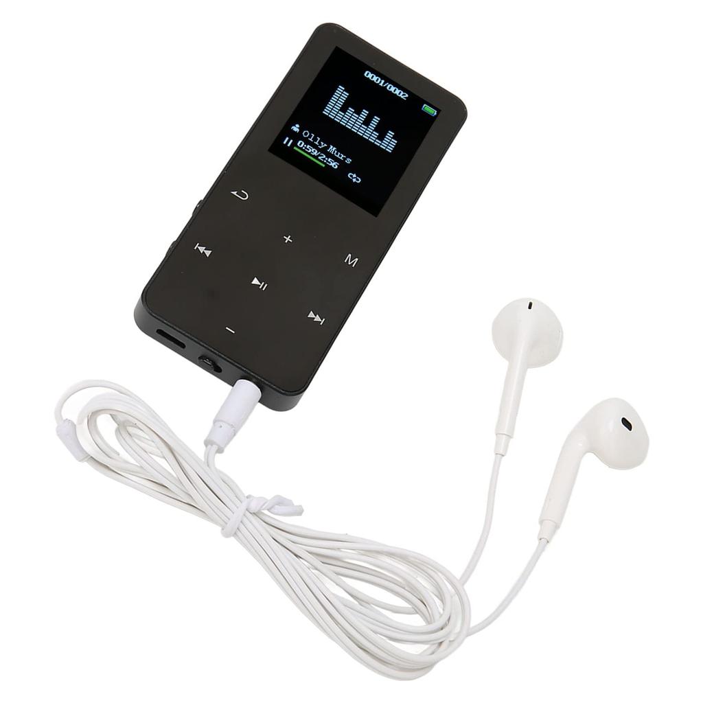 8GB Bluetooth MP3 Player, Portable HiFi Sound MP3 Music Player for Kids, Students, and Seniors, Digital Audio Player, Gift (Black)