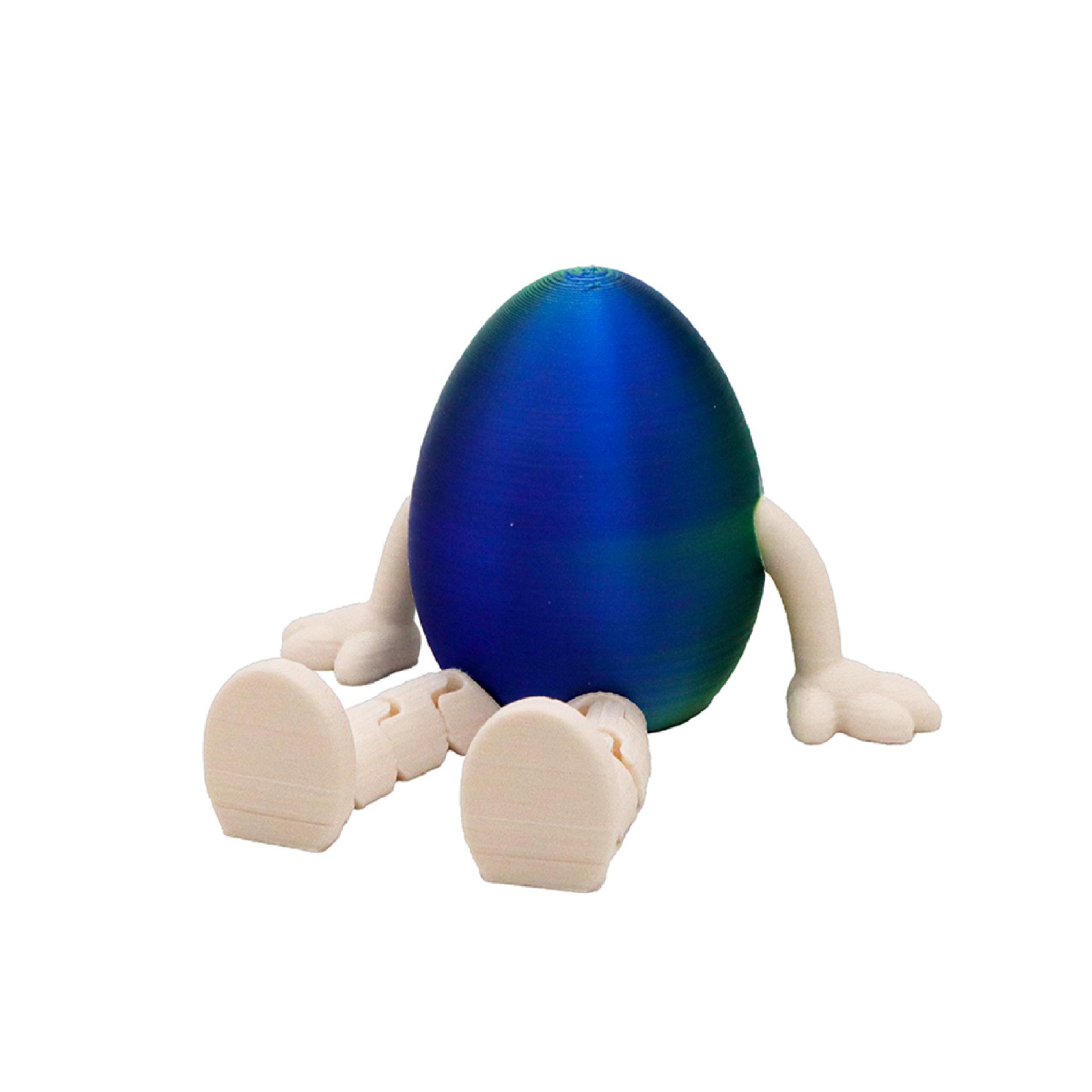 Cross-border Bestseller: 3D Printed Easter Rabbit & Egg Creative Ornament Toys