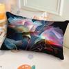 Rose Sofa Rectangular Throw Pillow Light Luxury Retro Living Room Cushion Cover Bay Window Throw Pillow