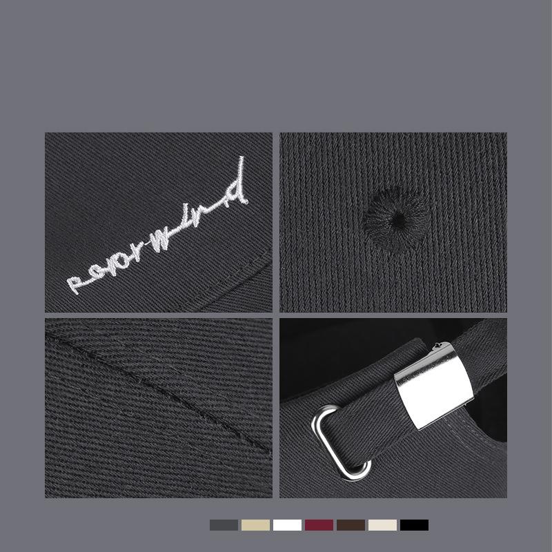 Men Women Baseball Caps New Letter Embroidery Sunhat Solid Sunscreen Cap Outdoor Fishing Running Hip Hop Baseball Hats Casquette