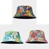 Outdoor Cotton Printed Wide Brim Fisherman Hat For Sun Protection And Breathability