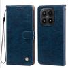 Vintage Crazy Horse Texture PU Leather Flip Wallet Phone Case for Xiaomi 17 Card Holder Kickstand Shockproof Protective Cover