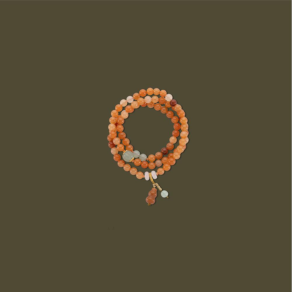 Vintage-style Natural Stone Multi-layer Bracelet, Versatile Gift for Girls, Suitable for Giving To a Girlfriend