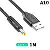 1 Pezzo Connettore Adattatore Spina AC Maschio USB a Jack DC 5.5X2.1mm 5.5X2.5mm Cavo di Alimentazione Convertitore Interfaccia Caricabatterie