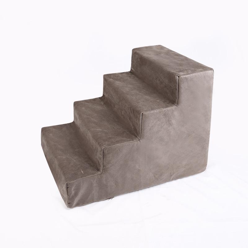 Dog Stairs 3-Step for Small Dogs and Cats to Get on Bed and Furniture/Windows, Pets Can Climb, Sit, or Perch to Look Out Windows