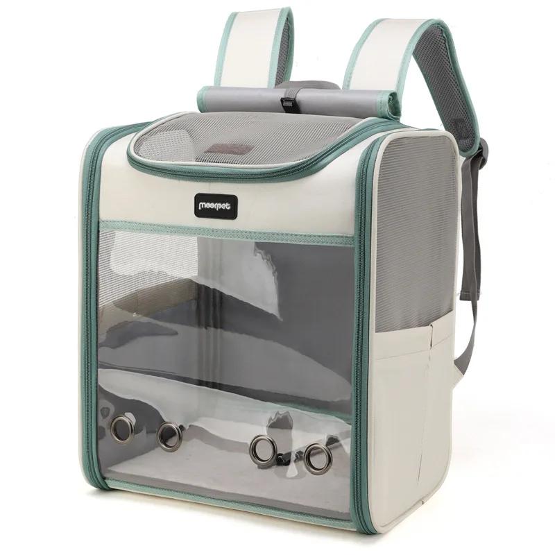 Pet Bag Go Out Portable Backpack Portable Breathable Large Space Cat Dog Carrier Backpack Pet Travel Bags