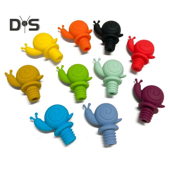 Šnečí zátka na láhev vína 3D design Vzduchotěsný korek na víno Potravinářský silikon Víno Pivní sklo Zátky na uzávěry lahví Červené víno Konzervační doplněk