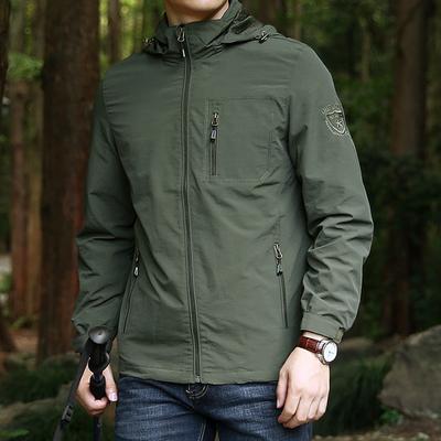 Spring Men Outdoor Waterproof Jacket Windbreaker Rain Coat Breathable Fishing Camping Jackets Clothing