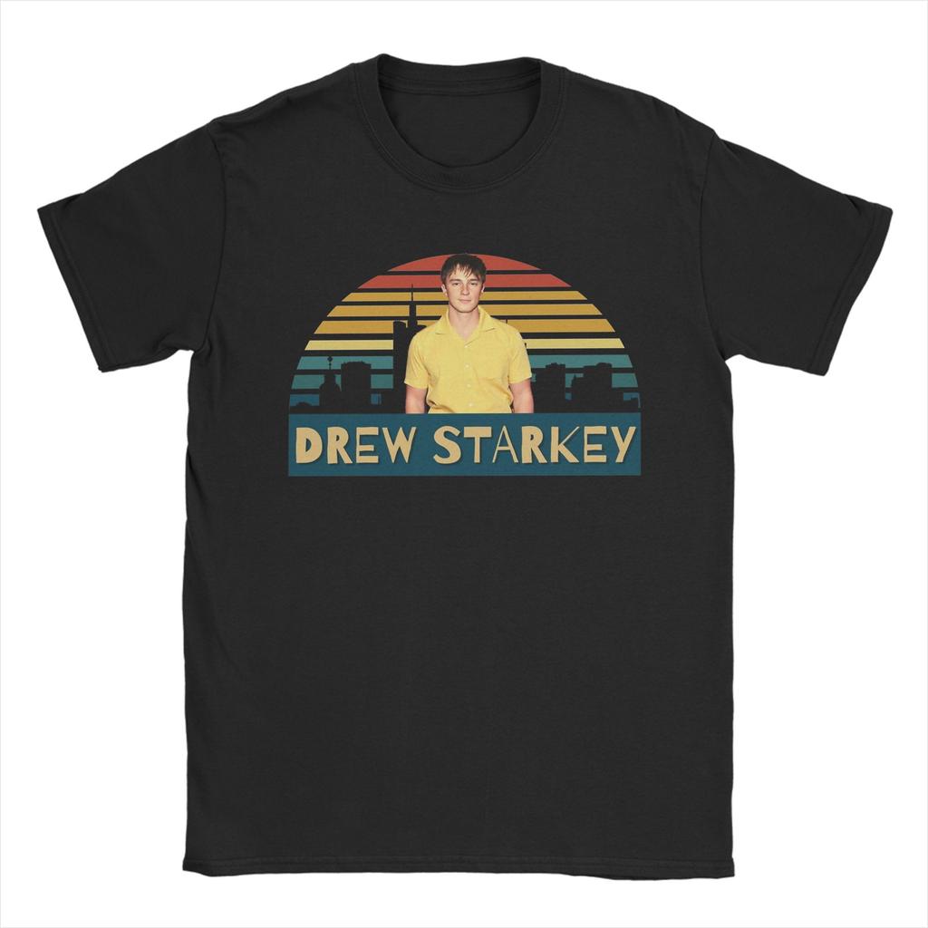 Drew Starkey Retro Design Unisex T Shirts Fun Tee Shirt Short Sleeve Crew Neck TShirt Pure Cotton Summer Clothes