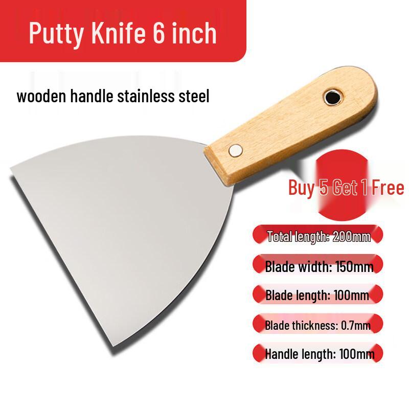 

Alliance 150mm Stainless Steel Putty Scraper