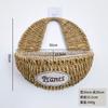 Handwoven Willow Wall Hanging Basket Decor Indoor Plants Rustic Boho Home Small Medium Large Sizes