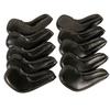 10Pcs Golfs Head Cover, Thick Synthetic PU Leathers Golfs Iron Head Cover with Big Number for Long Neck Golfs Club Head