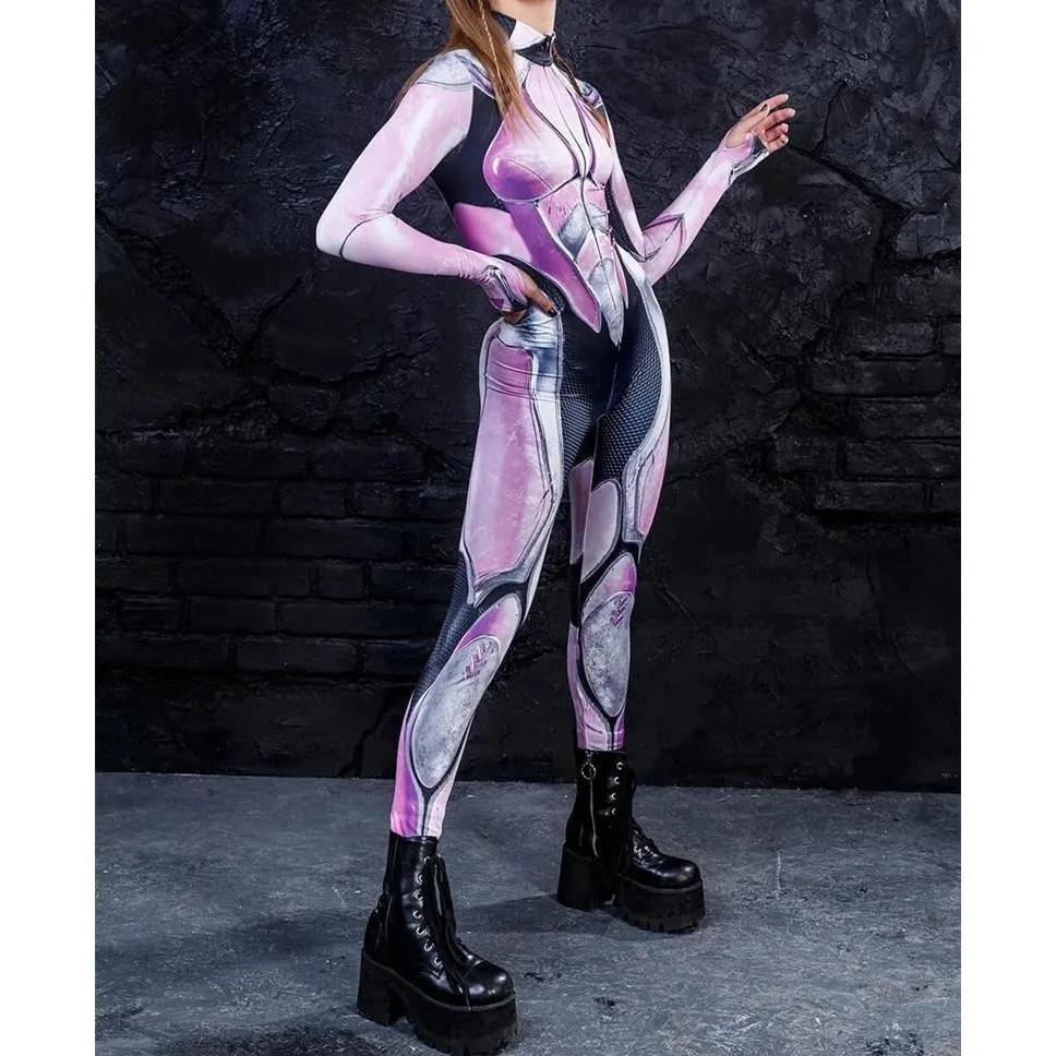 3D Digital Printing Stage Costumes for Adults Halloween Event Carnival Themed Party Cosplay Costume Role-playing Game Jumpsuit