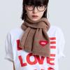 macni LOVE M KNIT MUFFLER COCOA
