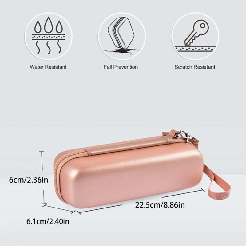Electric Toothbrush Storage Bag Portable Zippers Travel Case with Compartment Waterproof Travel Organize Bag for Camping