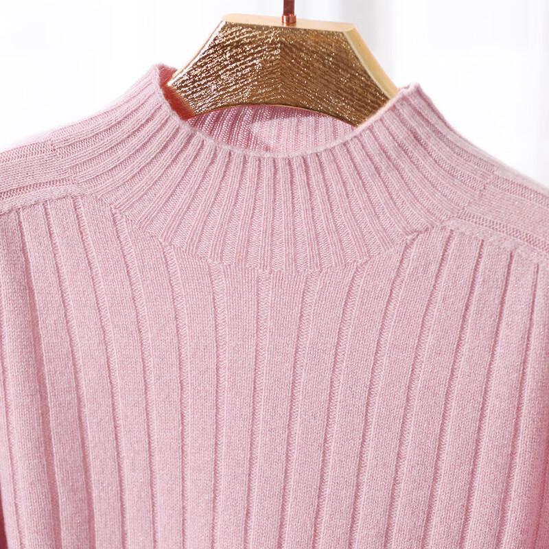 Paster Women's 96.9% Merino Wool Half-High Neck Pullover Sweater
