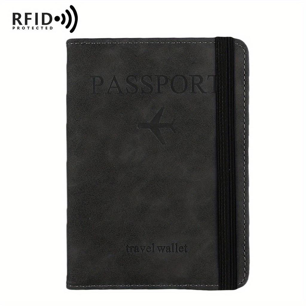 RFID passport holder slim passport wallet multi-functional wallet travel passport bag
