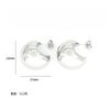 Vintage Gold Circle Screw Thread Hoop Earrings for Women, Minimalist Textured Ear Cuffs, Dainty Small Hoops, Trendy Jewelry Gift