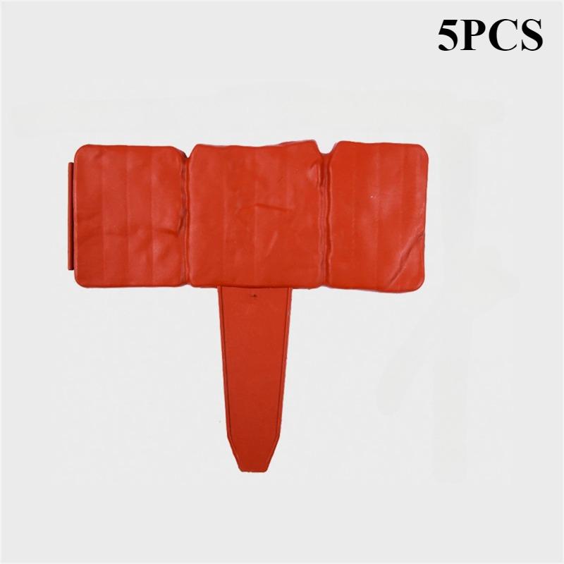 

10 шт. Имитация камня садовый пластиковый ограждение вилла двор открытый газон вилла украшение садоводство антикоррозийный мини забор Red 5PCS