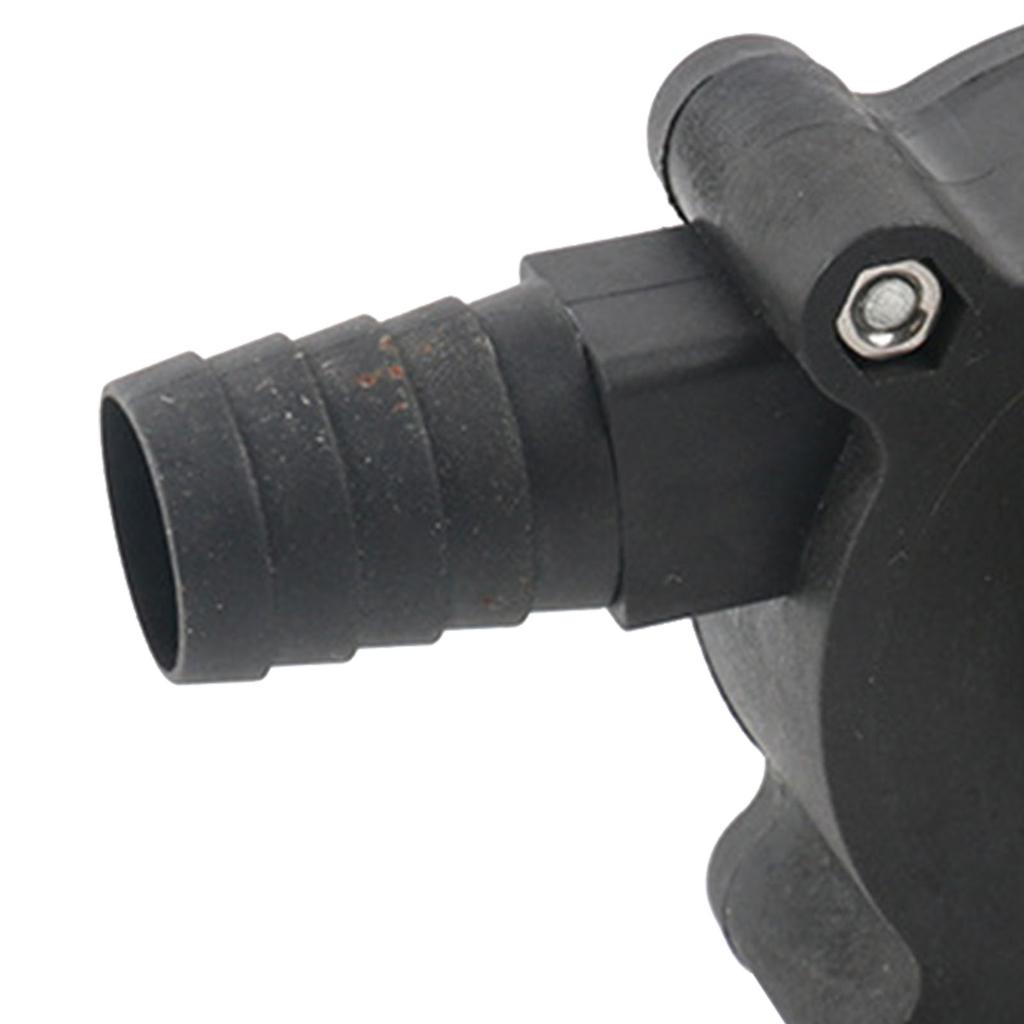 Elektrische Bohrmaschinenpumpe Kleine Haushaltspumpe Handbohrmaschinenbetriebene Pumpe Mini Selbstansaugende Wasserpumpe Schwarz