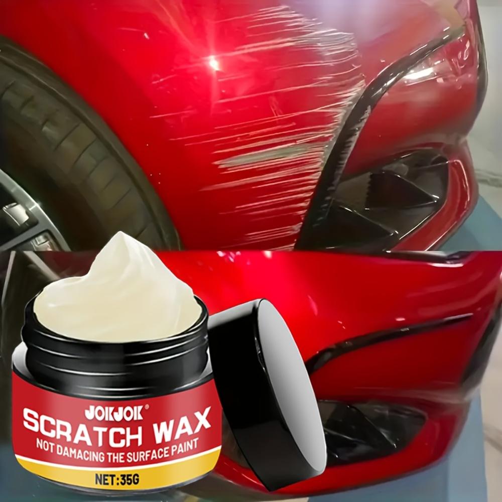 Car Scratch Wax - Removes Scratches, Repairs Car Paint, and Protects with Body Polishing Wax. Interior Plastic Scratch Rejuvenat