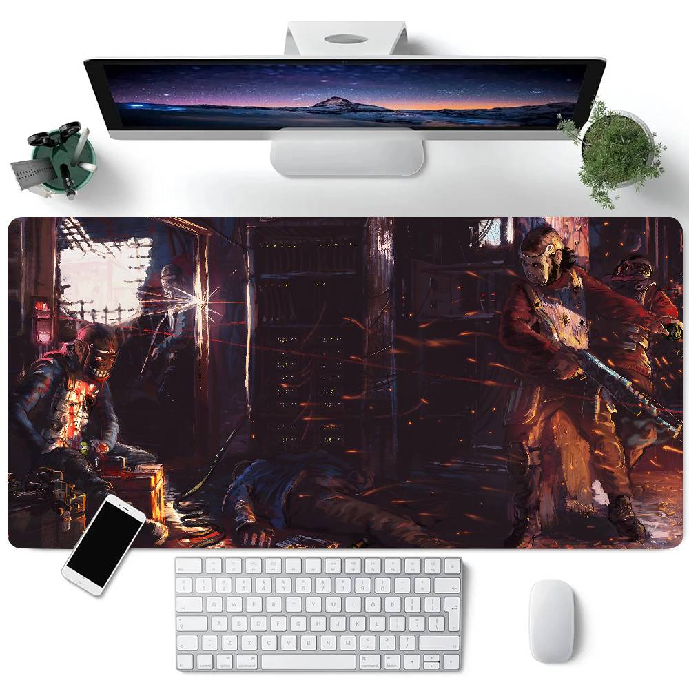 Rust The Game Mousepad Large Keyboard Desk Mat Gaming Mouse Pad LockEdge Non-slip Mat